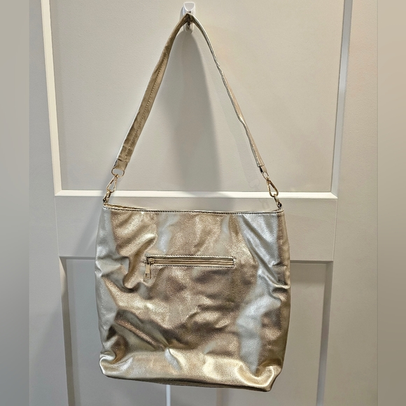 Gold Sparkle hobo shoulder bag - Picture 2 of 4